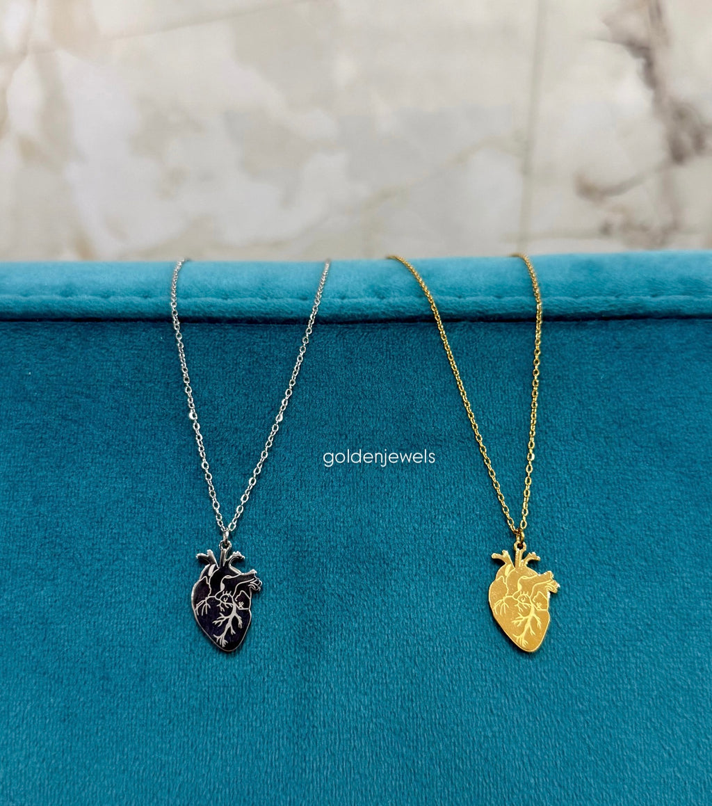 Collana Cuore anatomico - Golden Jewels