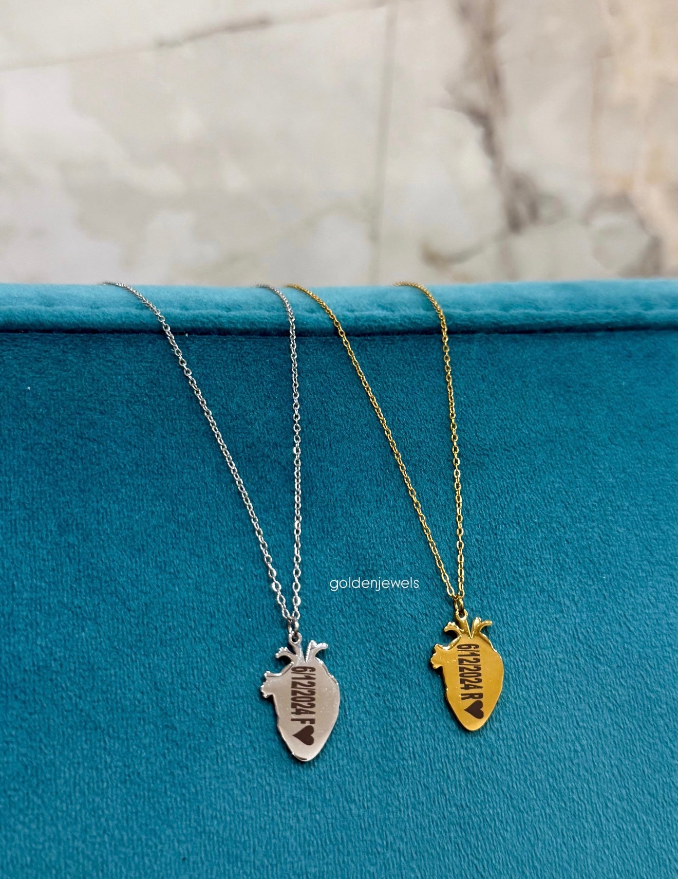 Collana Cuore anatomico - Golden Jewels