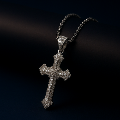 Croce Lux – Collana in Cristalli
