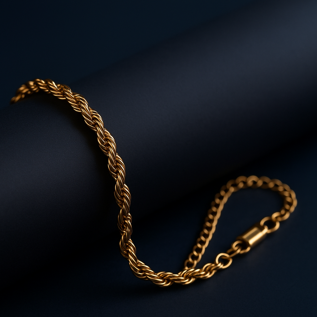 Twist Chain – Collana Intrecciata Minimal