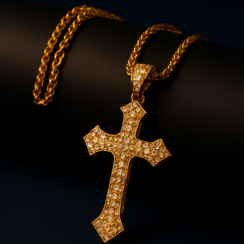 Croce Lux – Collana in Cristalli